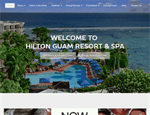 Tablet Screenshot of hiltonguamresort.com